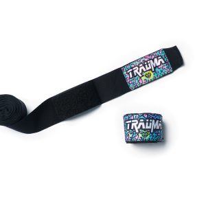 TRAUMA LEOPARD HEART BLACK HANDWRAPS