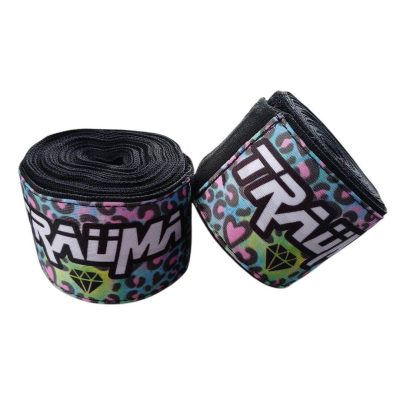 TRAUMA LEOPARD HEART BLACK HANDWRAPS