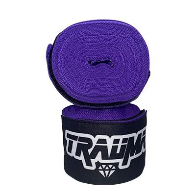 Purple TRAUMA handwraps - Image 2